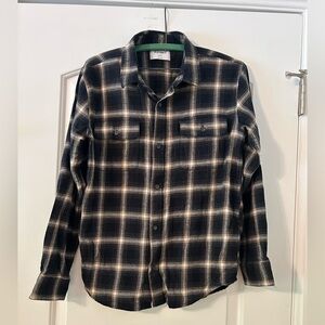 Boy’s Black Plaid Shirt